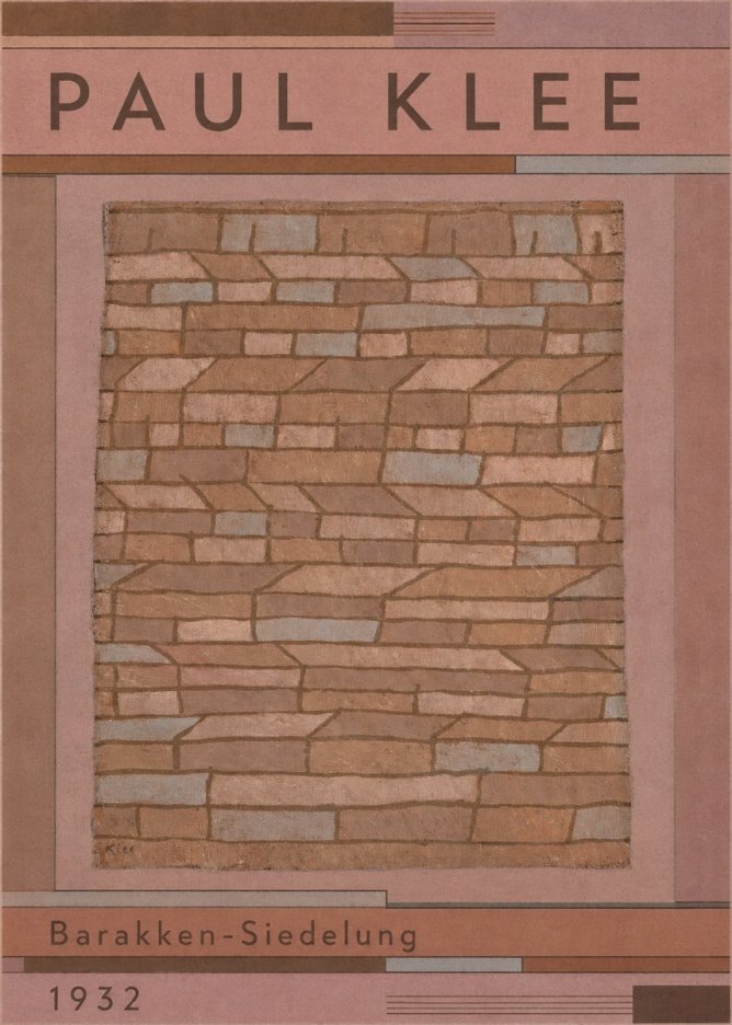 Paul Klee Barakken-siedelung No3 - Plakat