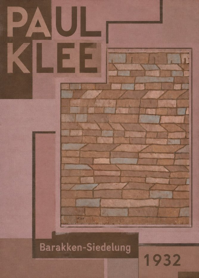 Paul Klee Barakken-siedelung No5 - Plakat