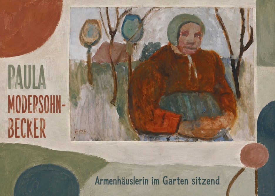 Paula Modersohn-Becker Armenhäuslerin Im Garten Sitzend No2 - Plakat