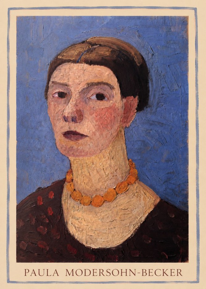 Paula Modersohn-Becker Self-portrait No1 - Plakat