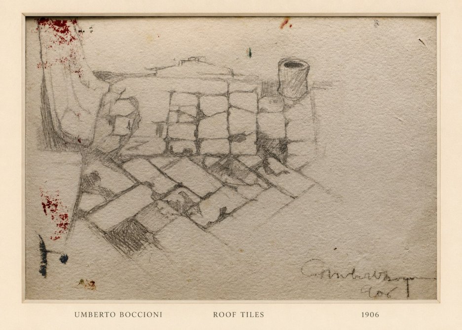 Umberto Boccioni Roof Tiles No6 - Plakat