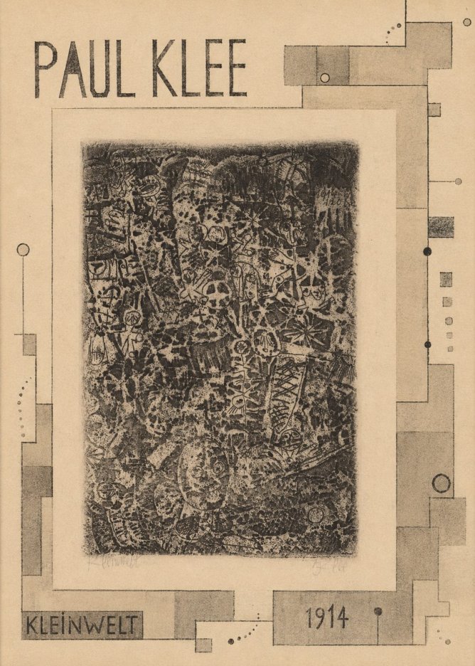 Paul Klee Kleinwelt No6 - Plakat