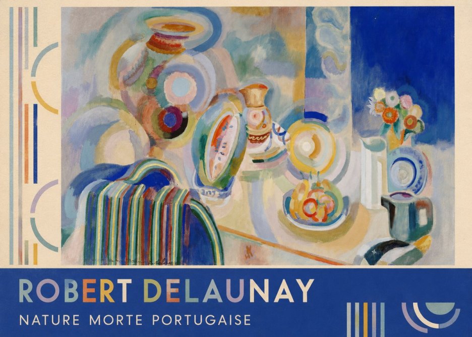 Robert Delaunay Nature Morte Portugaise No3 - Plakat