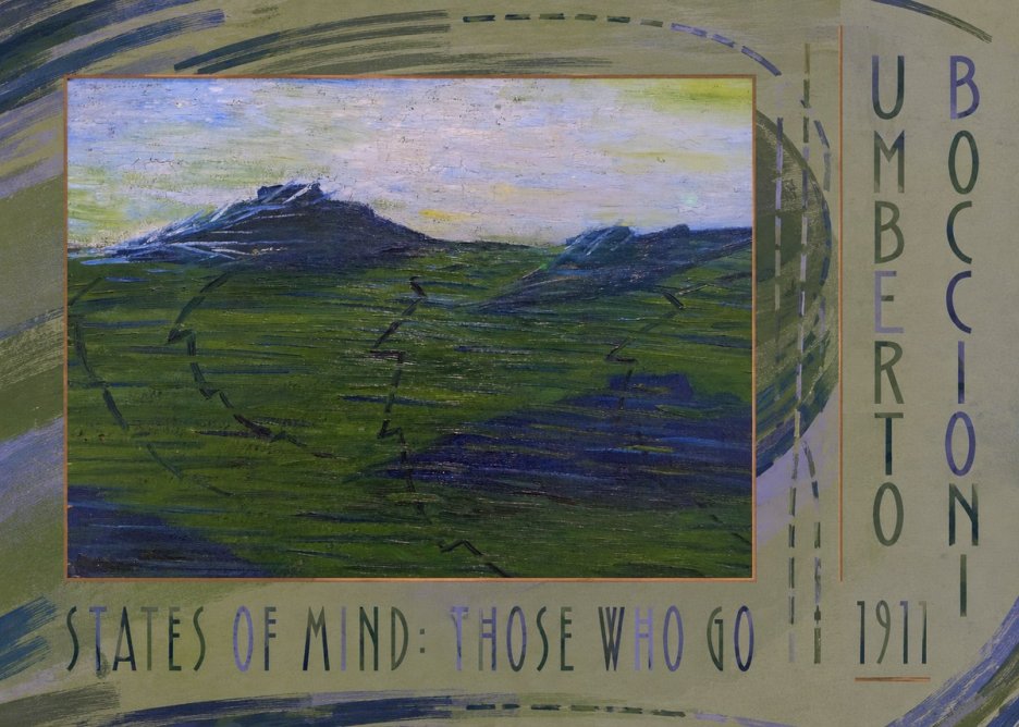 Umberto Boccioni States of Mind: Those Who Go No6 - Plakat