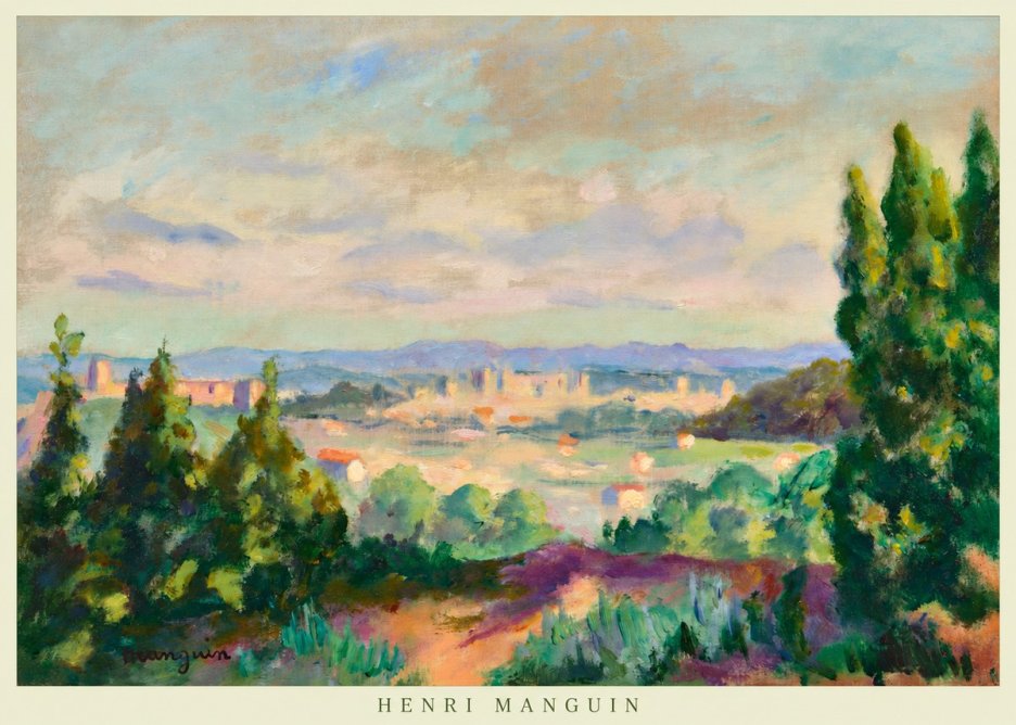 Henri Manguin Mediterranean City View No6 - Plakat