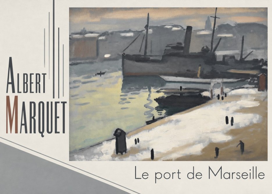 Albert Marquet Le Port De Marseille I No4 - Plakat