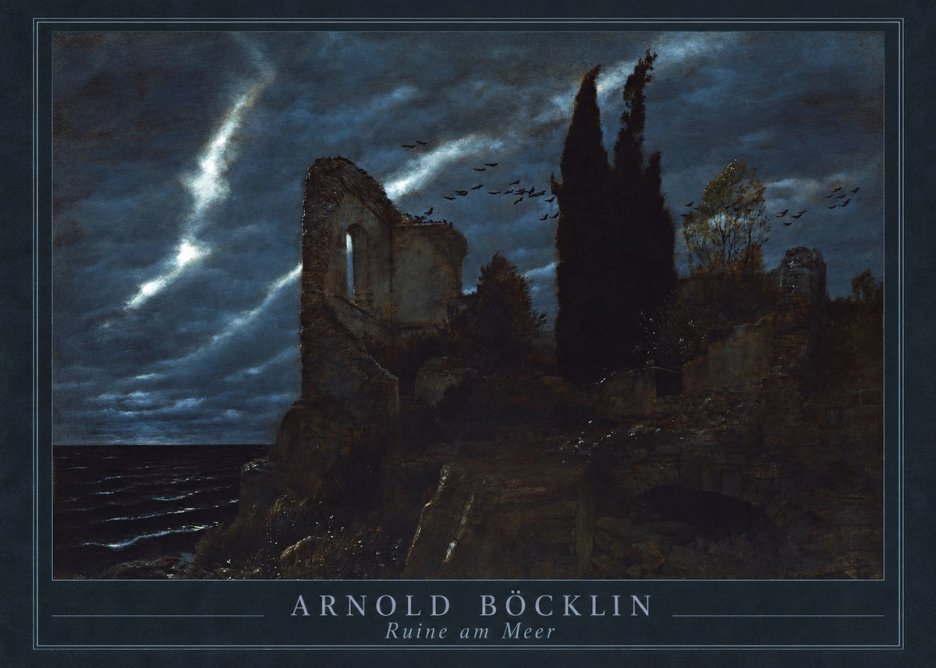 Arnold Böcklin Ruine Am Meer I No1 - Plakat