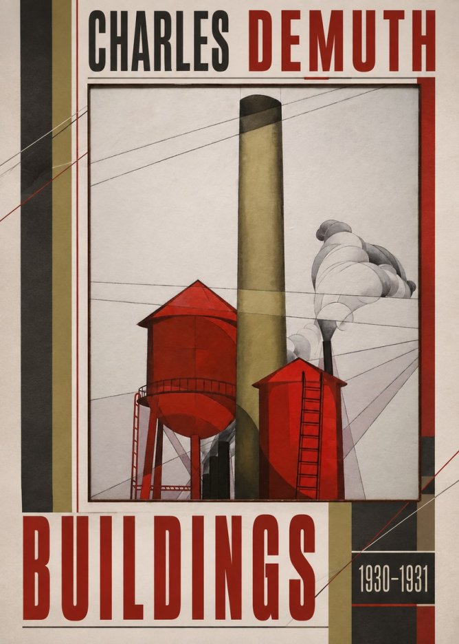 Charles Demuth Buildings No2 - Plakat