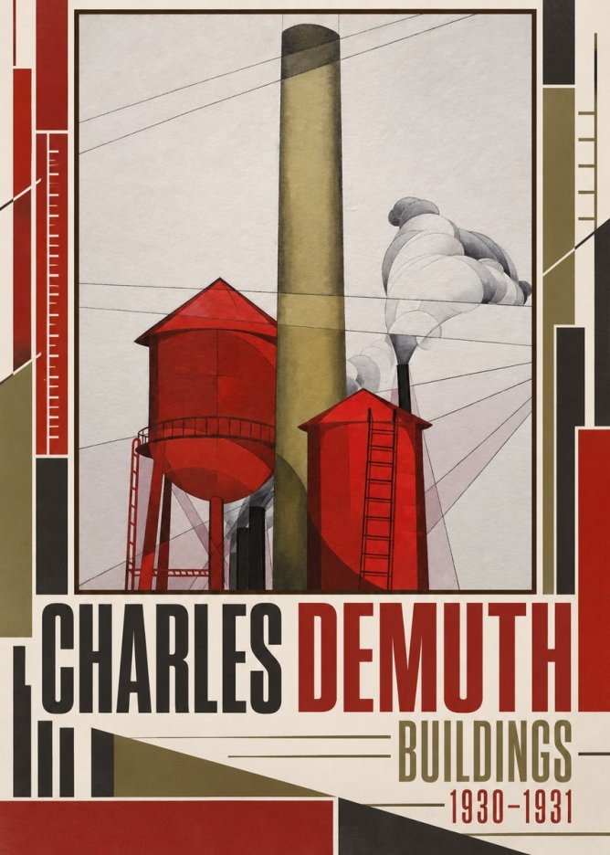 Charles Demuth Buildings No5 - Plakat