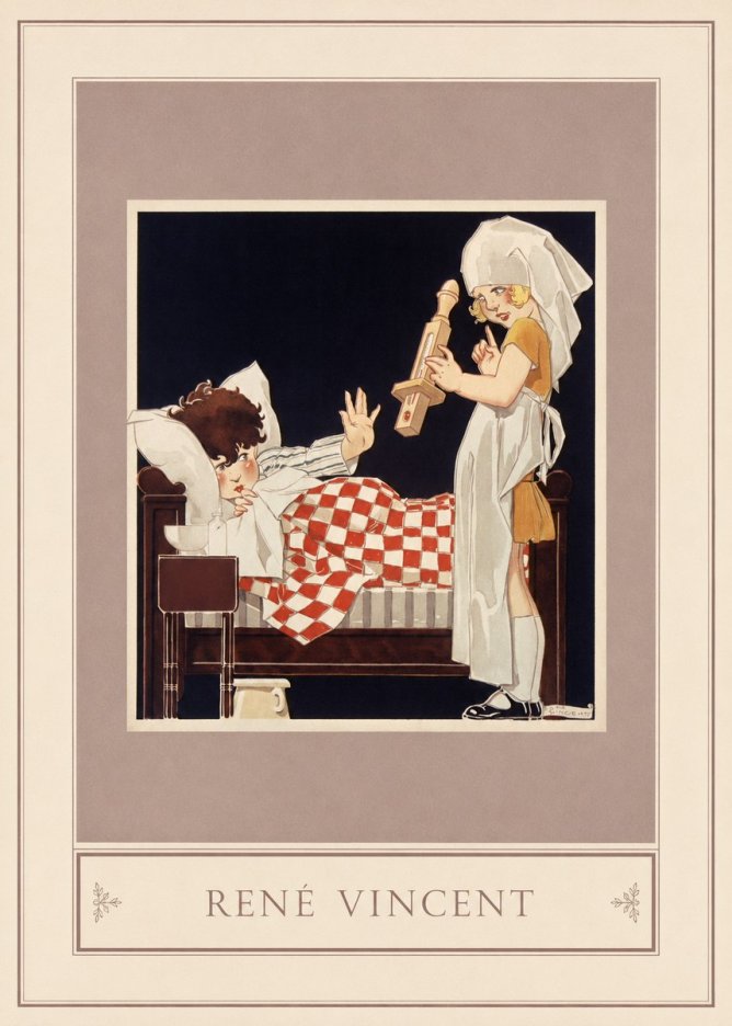 René Vincent The Little Patient No3 - Plakat