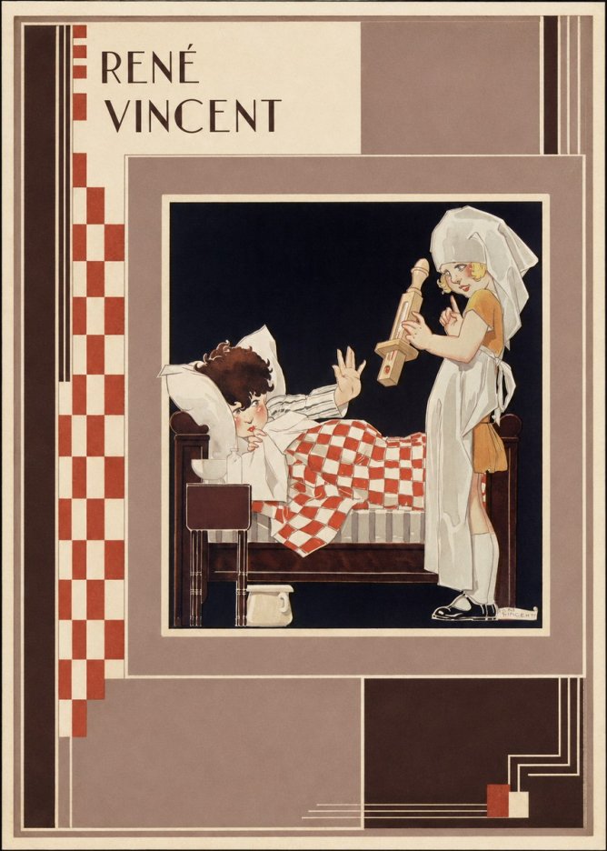 René Vincent The Little Patient No4 - Plakat