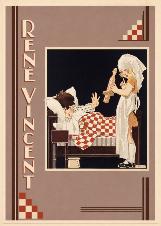 René Vincent The Little Patient No5 - Plakat