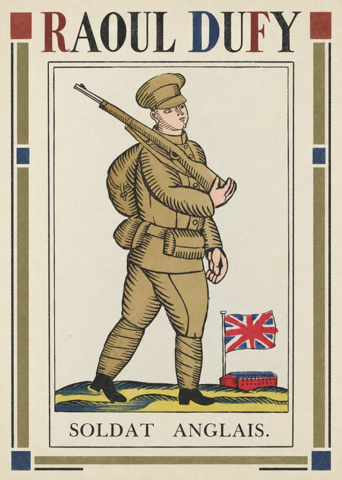 Raoul Dufy Soldat Anglais. No1 - Plakat