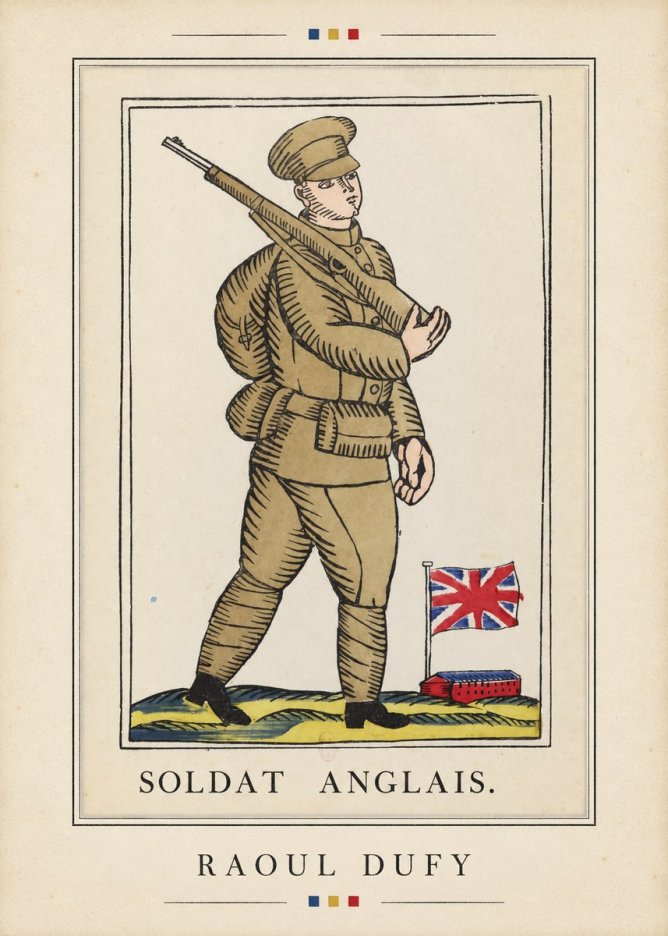 Raoul Dufy Soldat Anglais. No4 - Plakat