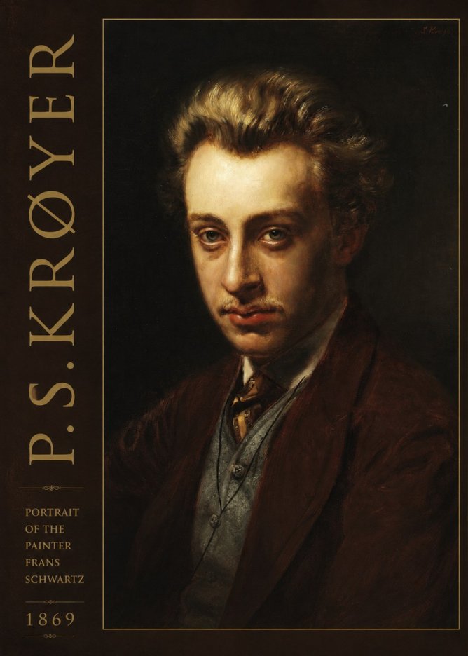 P.S. Krøyer Portrait of the Painter Frans Schwartz No3 - Plakat