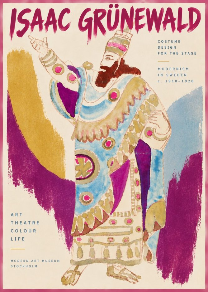 Isaac Grünewald The Theatre Lives No6 - Plakat