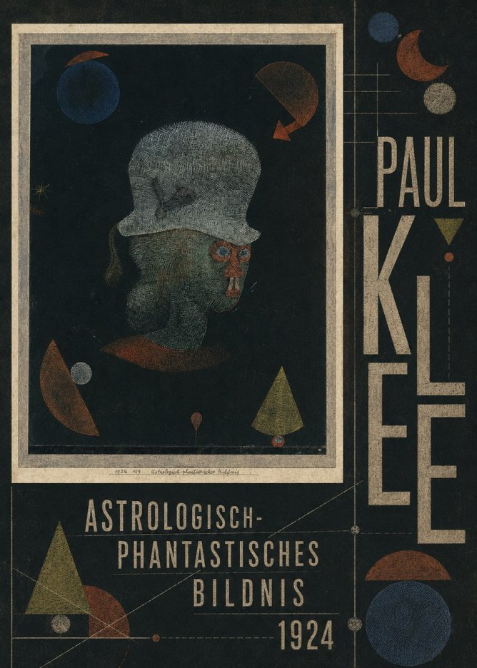 Paul Klee Astrologisch-phantastisches Bildnis No5 - Plakat