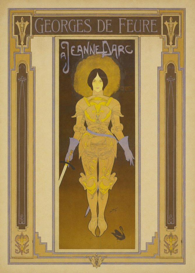 Georges de Feure À Jeanne D'arc No3 - Plakat