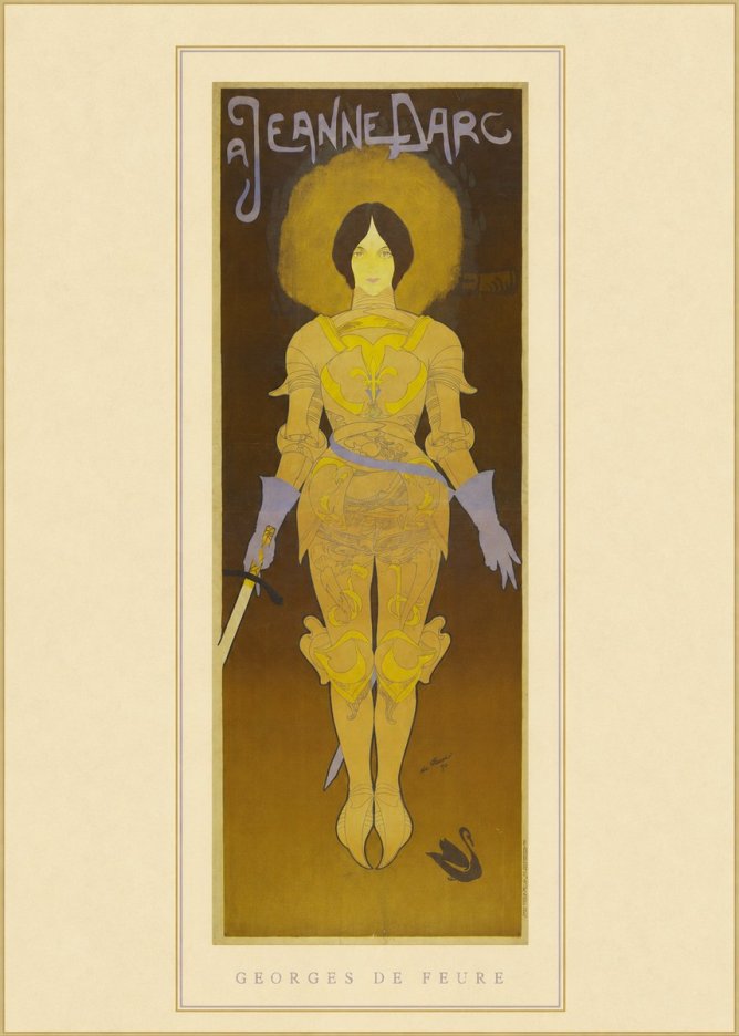 Georges de Feure À Jeanne D'arc No4 - Plakat