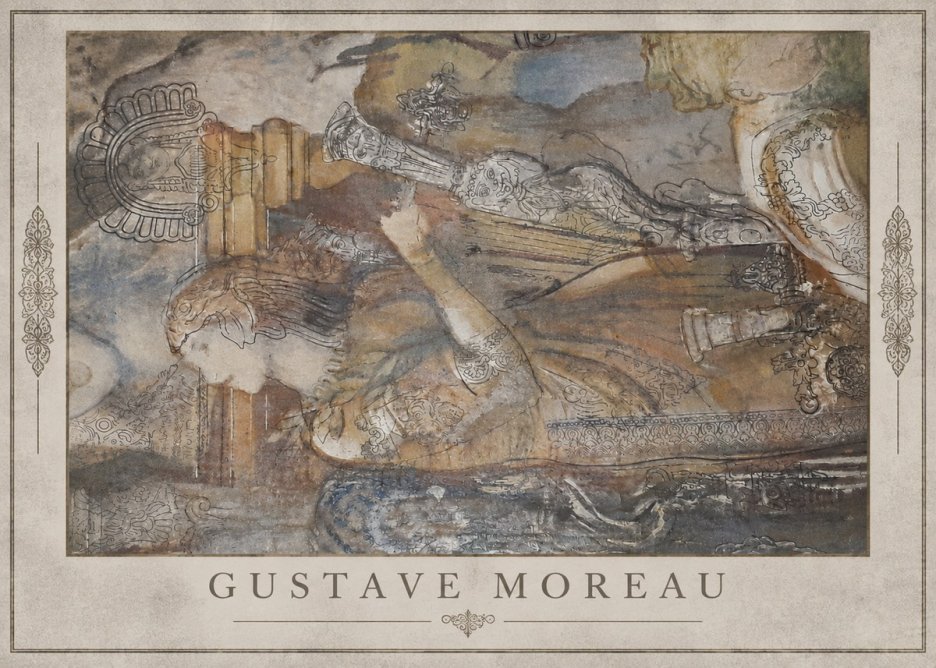 Gustave Moreau Study for the Triumph of Death No3 - Plakat