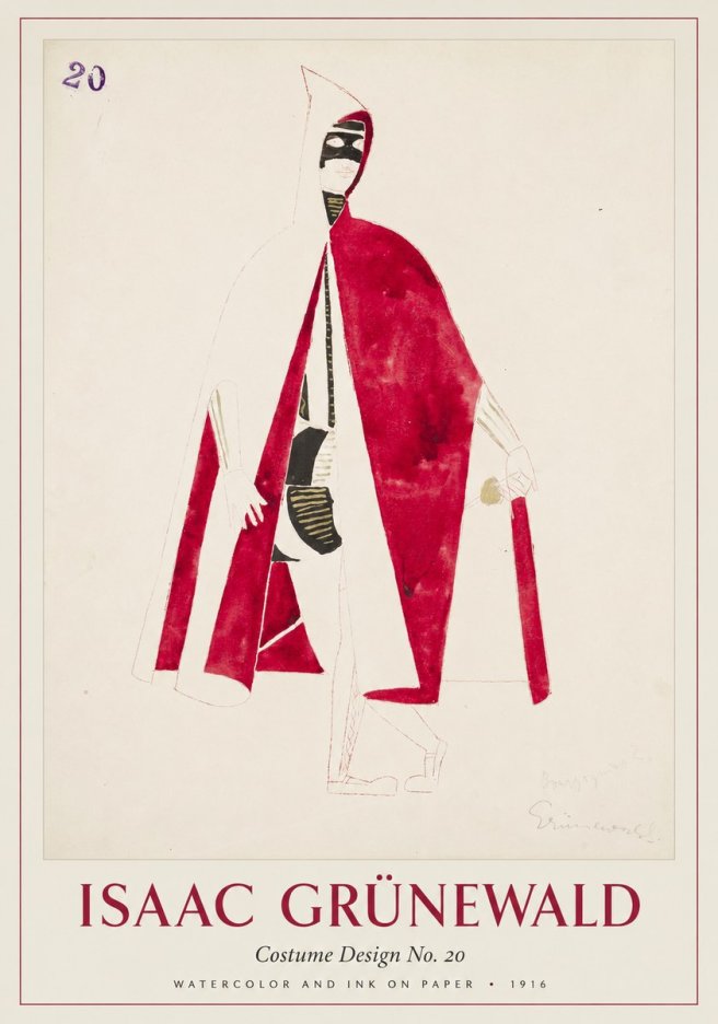 Isaac Grünewald Costume Design No. 20 No1 - Plakat