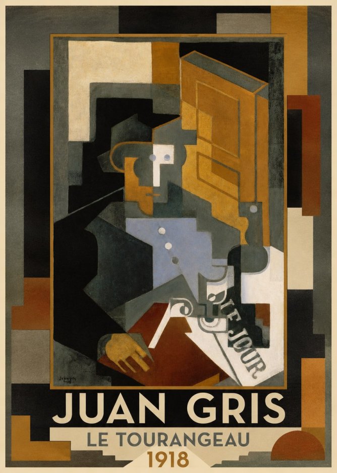 Juan Gris Le Tourangeau No1 - Plakat