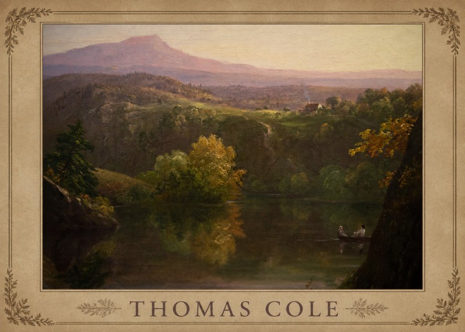 Thomas Cole View of the Catskill Mountains, Early Autumn No4 - Plakat