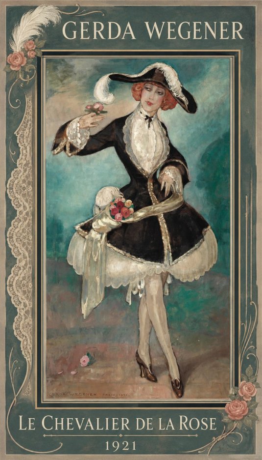 Gerda Wegener Le Chevalier De La Rose No1 - Plakat