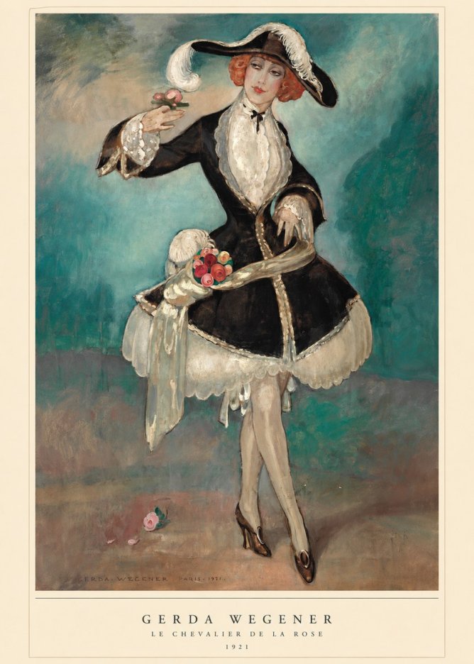 Gerda Wegener Le Chevalier De La Rose No6 - Plakat