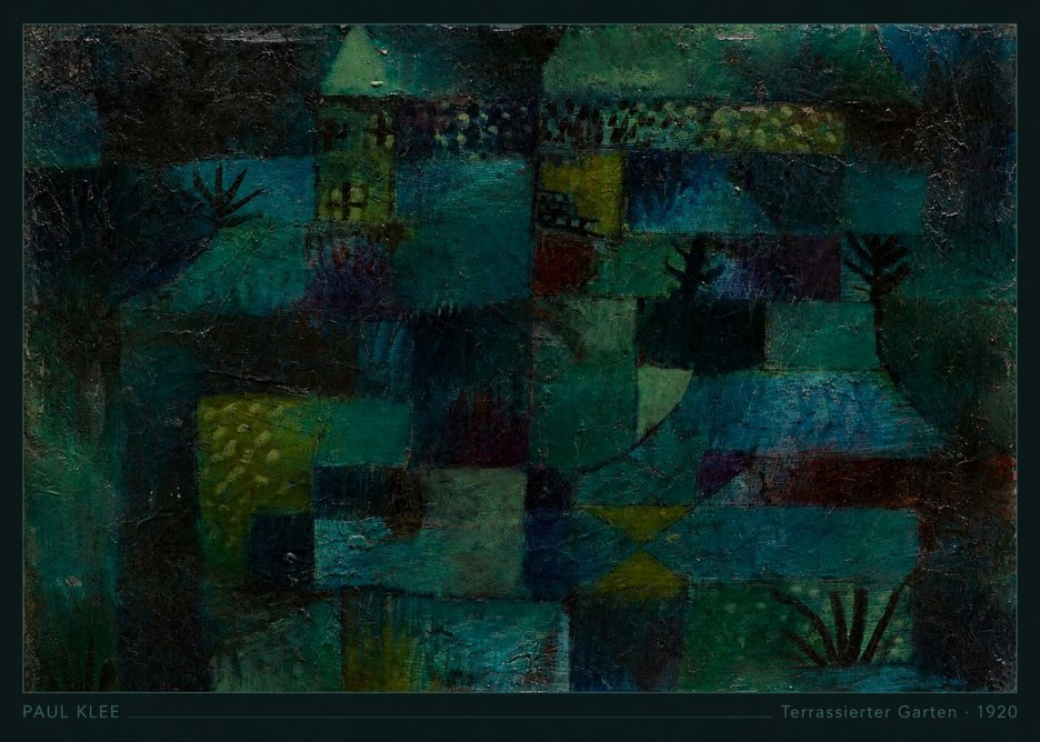 Paul Klee Terrassierter Garten No4 - Plakat