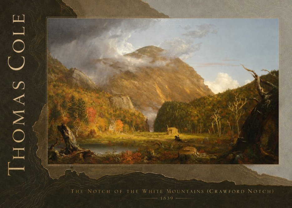 Thomas Cole The Notch of the White Mountains (Crawford Notch) No2 - Plakat