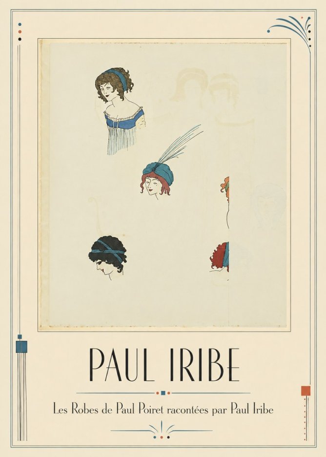 Paul Iribe Les Robes De Paul Poiret Racontées Par Paul Iribe No1 - Plakat