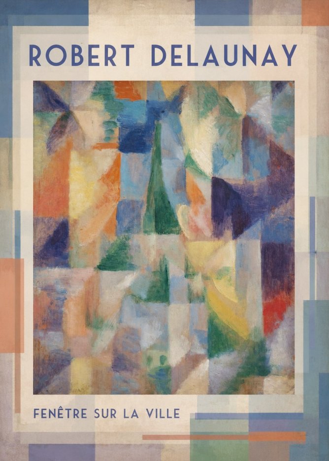 Robert Delaunay Fenêtre Sur La Ville No1 - Plakat