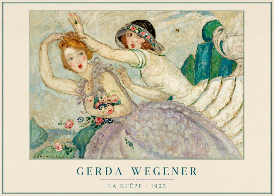 Gerda Wegener La Guêpe No5 - Plakat