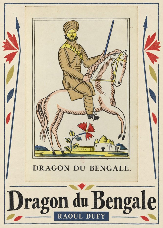 Raoul Dufy Dragon Du Bengale No5 - Plakat