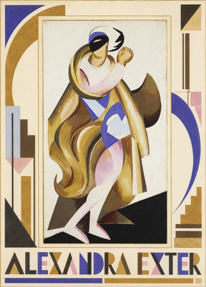 Alexandra Exter Art Deco Figure No1 - Plakat