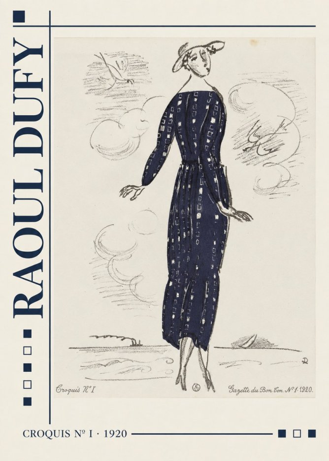 Raoul Dufy Croquis N° I · 1920 No2 - Plakat