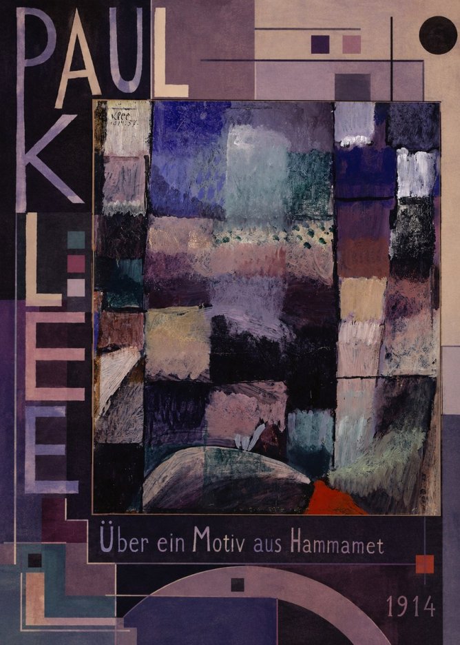 Paul Klee Über Ein Motiv Aus Hammamet No6 - Plakat