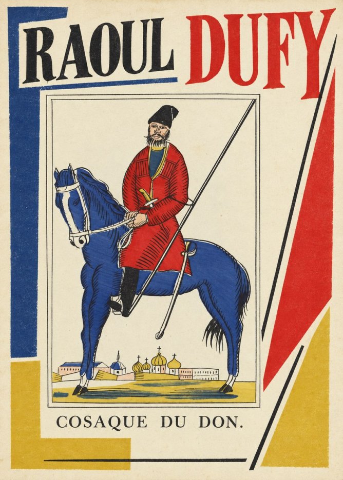 Raoul Dufy Cosaque Du Don. No2 - Plakat