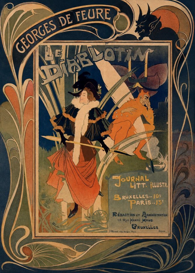 Georges de Feure Le Diablotin II No5 - Plakat