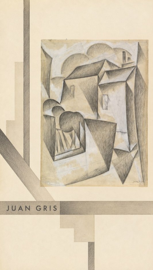 Juan Gris Houses in Paris No4 - Plakat