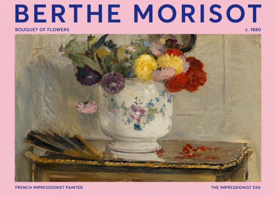 Berthe Morisot Bouquet of Flowers No2 - Plakat