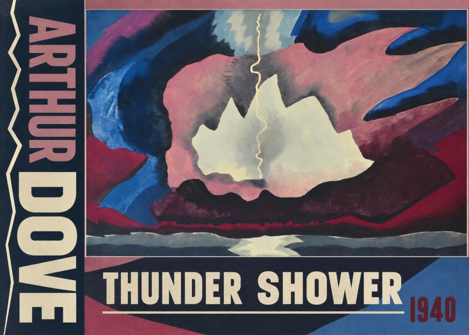 Arthur Dove Thunder Shower No3 - Plakat