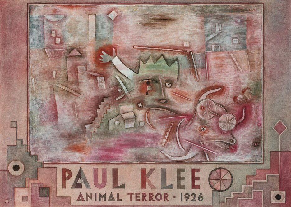 Paul Klee Animal Terror No6 - Plakat