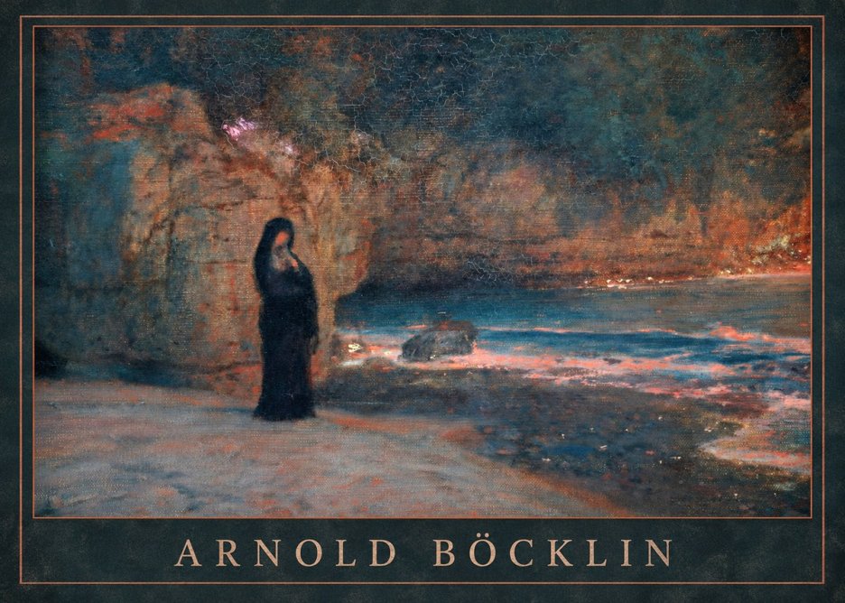 Arnold Böcklin The Lament No1 - Plakat