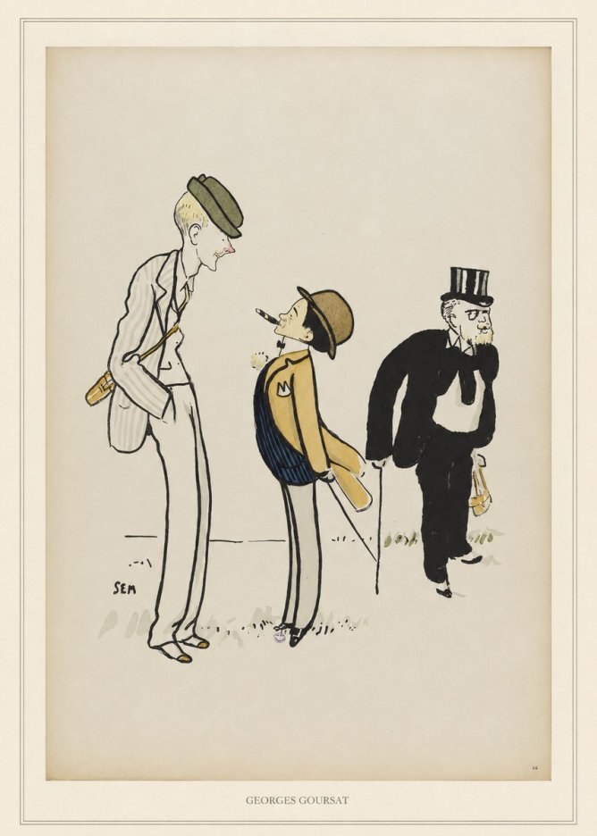 Georges Goursat Georges Goursat IV No5 - Plakat