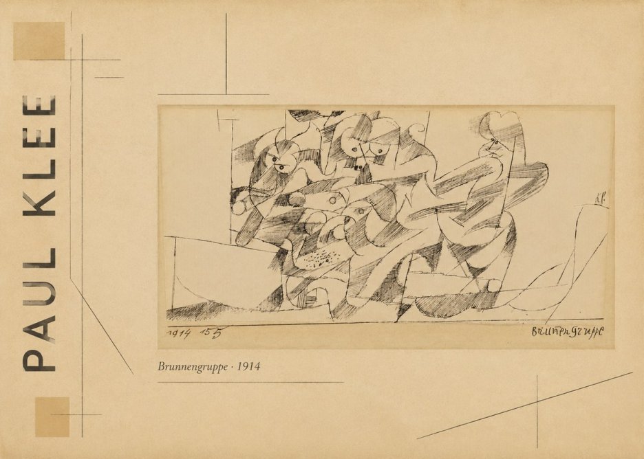 Paul Klee Brunnengruppe No3 - Plakat