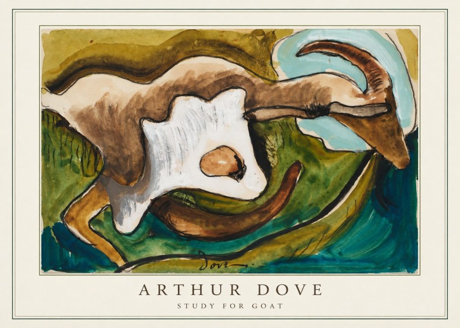 Arthur Dove Study for Goat No4 - Plakat