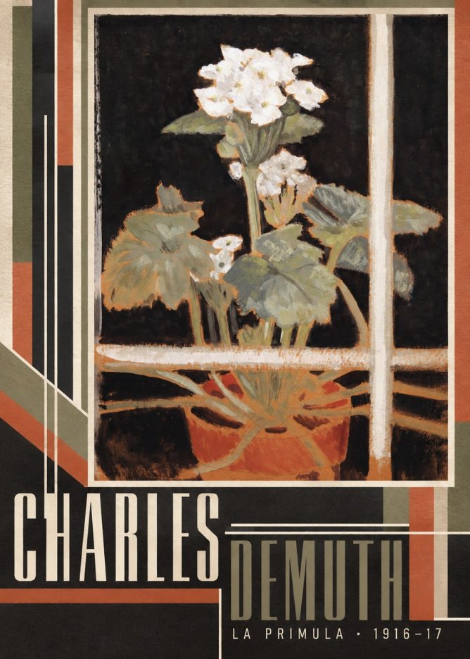 Charles Demuth La Primula No5 - Plakat