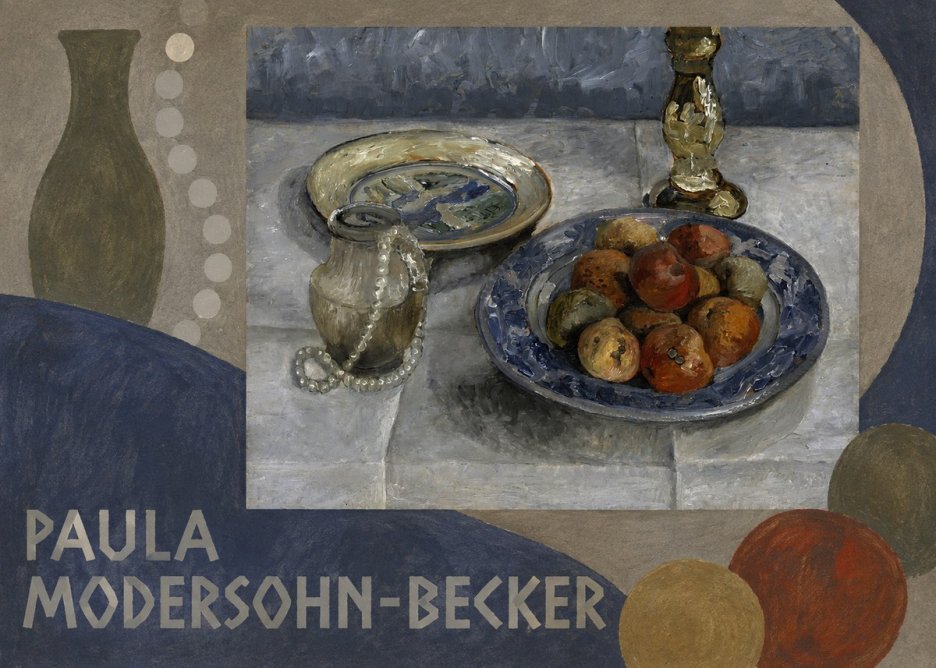 Paula Modersohn-Becker Still Life with Candlestick, Pitcher, and Fruit No5 - Plakat